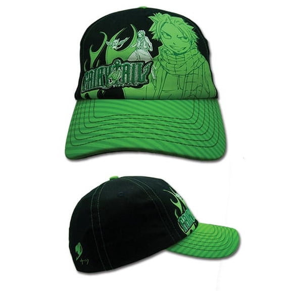 Baseball Cap - Fairy Tail - New Green Natsu & Happy Hat Licensed ge32213