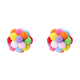 thumbnail image 2 of Juego Interactivo Pelotas para Gatos Campana Hecha A Mano para Todas Las (multicolor) 2 Uds., 2 of 7