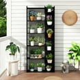 thumbnail image 4 of Resenkos 6-Tier Wooden Bookcase with 2 Anti-Tipping Kits - Open Display Shelf, Black, 4 of 8