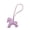 Purple, variant on Car Ornament Faux Leather Horse Charm Small Dainty Keychain Car Interiors Purse Backpack Accessories