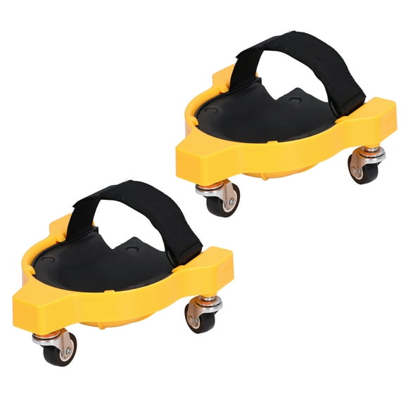 Rolling Knee Pads, 1 Pair Flexible Gliding Knee Protection Pads, Universal Wheels Knee Blades Kneeling Pads With Adjustable Straps, For Garden, Floor Construction Work