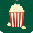 thumbnail image 4 of Inktastic Popcorn Movie Treat Boys or Girls Baby Bib, 4 of 4