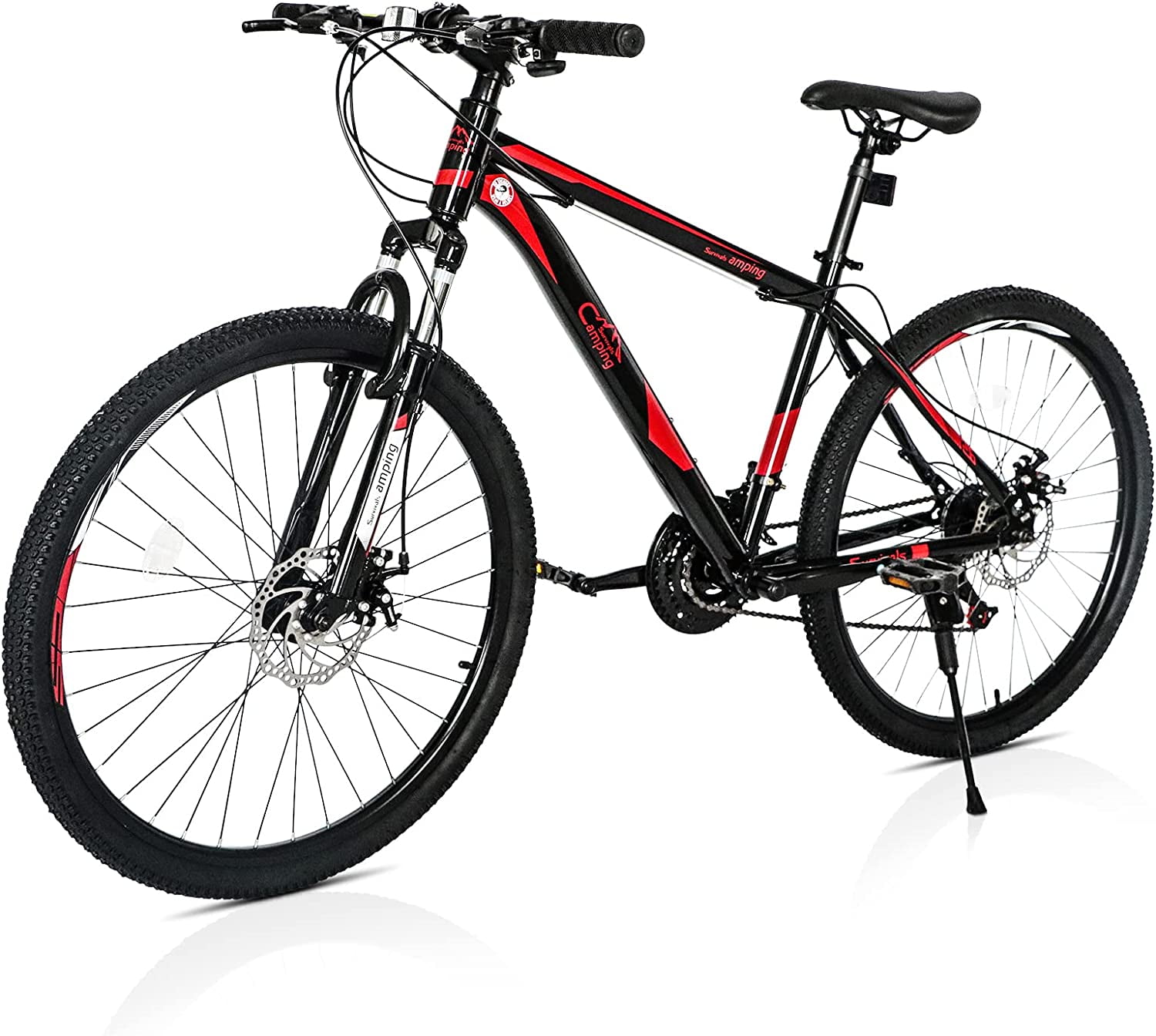 QXDRAGON 26 inch Mountain Bike Steel Frame Adults Mountain Bicycles