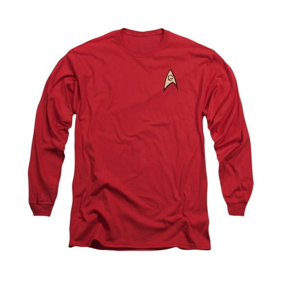 Star Trek Men's Engineering Uniform Long Sleeve X-Large Red