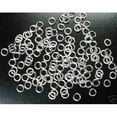 thumbnail image 4 of 1000-Piece Open Jump Rings for Jewelry Making, 4mm, Silver, 4 of 4