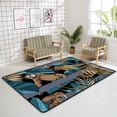 thumbnail image 4 of Crawling Indoor Carpet Play Mat Funny Brown Sloth Tropical for Living Room Bedroom Educational Nursery Floor Mat Area Rugs 60x39inch, 4 of 6