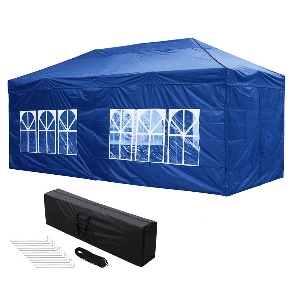 10'x20' Easy Pop Up Canopy Folding Gazebo Wedding Party Tent