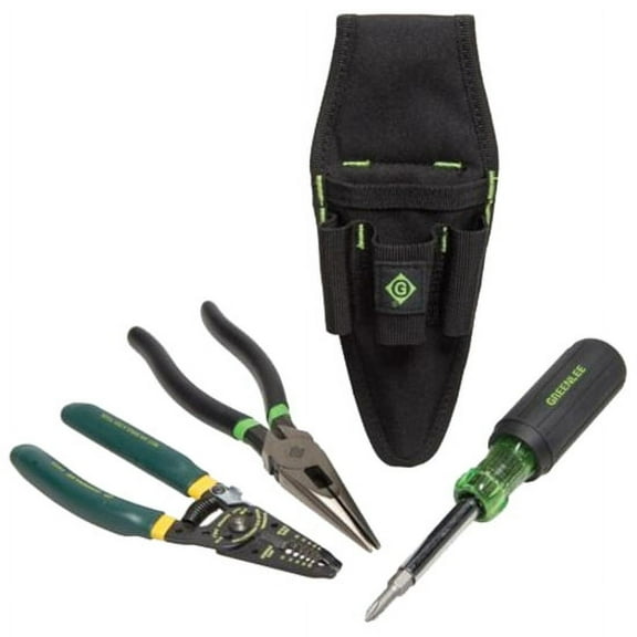 Greenlee Electricians Basic Tool Kit, 4 Piece
