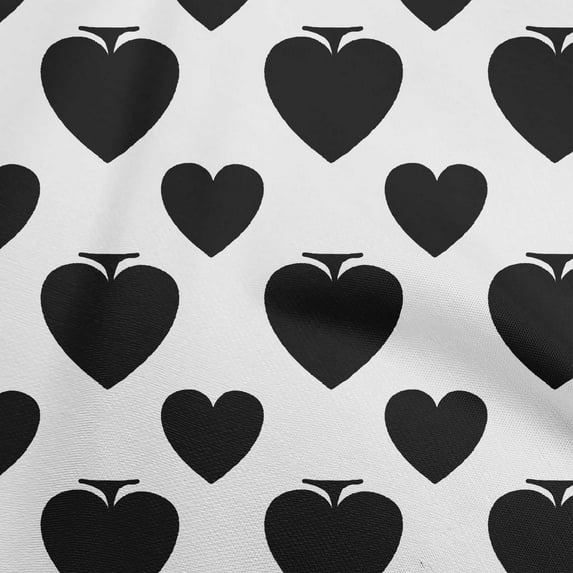 oneOoneCottonJerseyBlackFabricPokerCardDressMaterialFabricPrintFabricByTheYard58InchWide