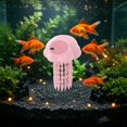 thumbnail image 4 of Jellyfish Shape Aquarium Cave Hideout with Feeder, 1Pc Betta Fish Shelter Ornament with 3Pcs Suction Cups, Fish Tank Accessories, Floating Fish Tank Decorations for Shrimp Small Fish Fry, 4 of 5