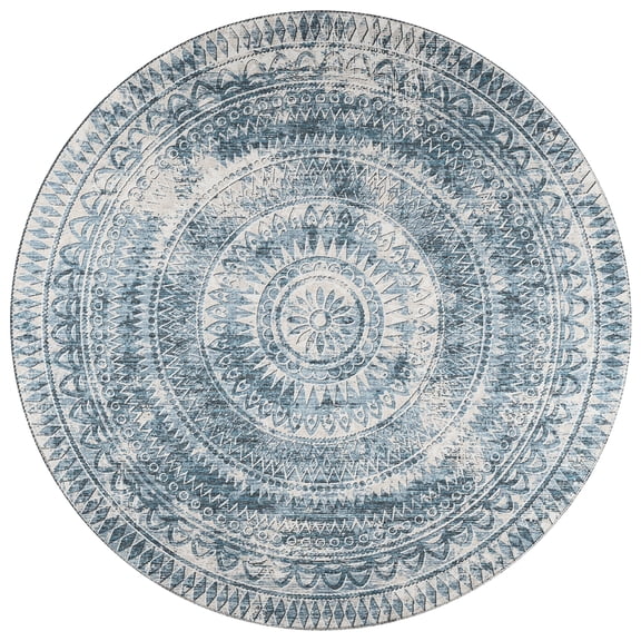 Dalyn Sedona Area Rug SN7-Indigo SN7IN8RO Indigo, 8' x 8'