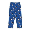 thumbnail image 3 of Lsque Cute Shark Cartoon Print Women's Pajama Pants, Lounge Pant - Comfortable Home Wear,Elastic Waistband, Stylish Design-X-Large, 3 of 9