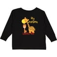 thumbnail image 3 of Inktastic My Grandma Loves Me Giraffe Boys or Girls Long Sleeve Toddler T-Shirt, 3 of 5