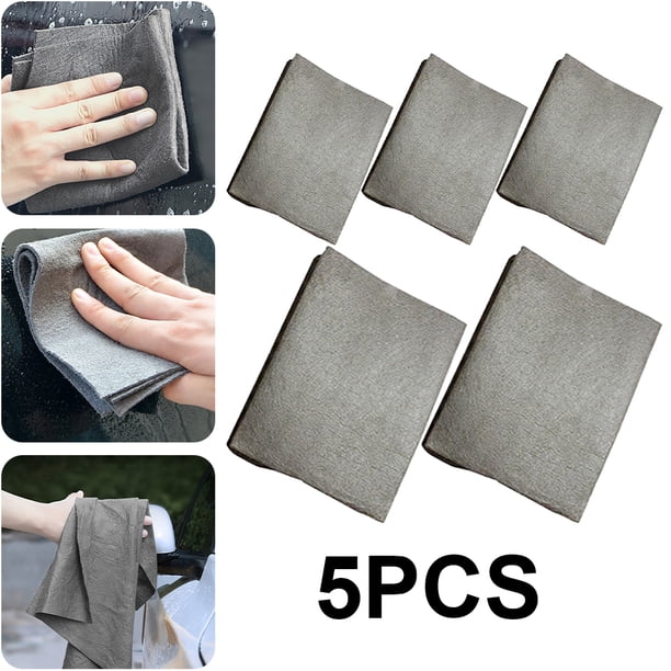 Limpieza Vidrio para Ventanas Trapos Lavado Absorbentes Microfibra Sin Rastro (20x30cm)