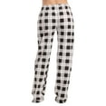 thumbnail image 3 of Just Love Women Tie Dye Pajama Pants (Black Plaid 100% Organic Cotton, X-Small), 3 of 3