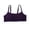 Dark Purple, variant on Girls' Cotton Spaghetti Strap Sport Bra Camisole Shelf Bra Soft Comfortable Everyday Outfits(Red,10-16 Years)