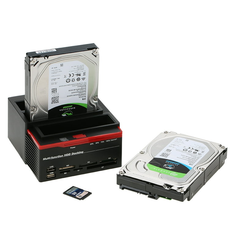 All in 1 Hard Drive Docking Station USB 2.5 3.5 SATA Dual IDE HDD Disk  Dock