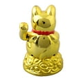 thumbnail image 5 of Chat Porte-Bonheur Chinois Agissant, Maneki Neko Or Fortune Feng Shui 6.5 Pouces Pouces, 5 of 5
