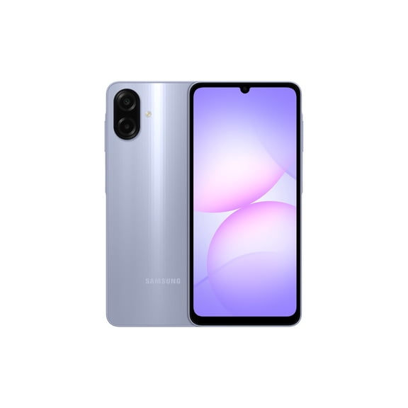 Samsung Galaxy A07 A075M 128GB Dual SIM GSM Unlocked Android Smartphone (Latin America Variant/US Compatible LTE) - Light Violet (New)