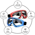 thumbnail image 5 of 4 Pack Protective Glasses Safety Goggles Eye Shield, Face Glasses for Kids Eye Protection Goggles Compatible(Blue & Red), 5 of 6