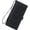 Black, variant on Women's Wallet RFID Blocking Vegan Leather Trifold with 3 ID Windows Embossed Floral Long Wristlet Clutch Purse