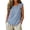 Light Blue, variant on Women Cotton Linen Tank Tops Womens Summer Tops Ruffle Tank Tee Blouse Top Summer Boho Beach Outfits Womens Linen Tops Seamless Soft Top Petite Tops for Women Plus Size Peasant Blouses