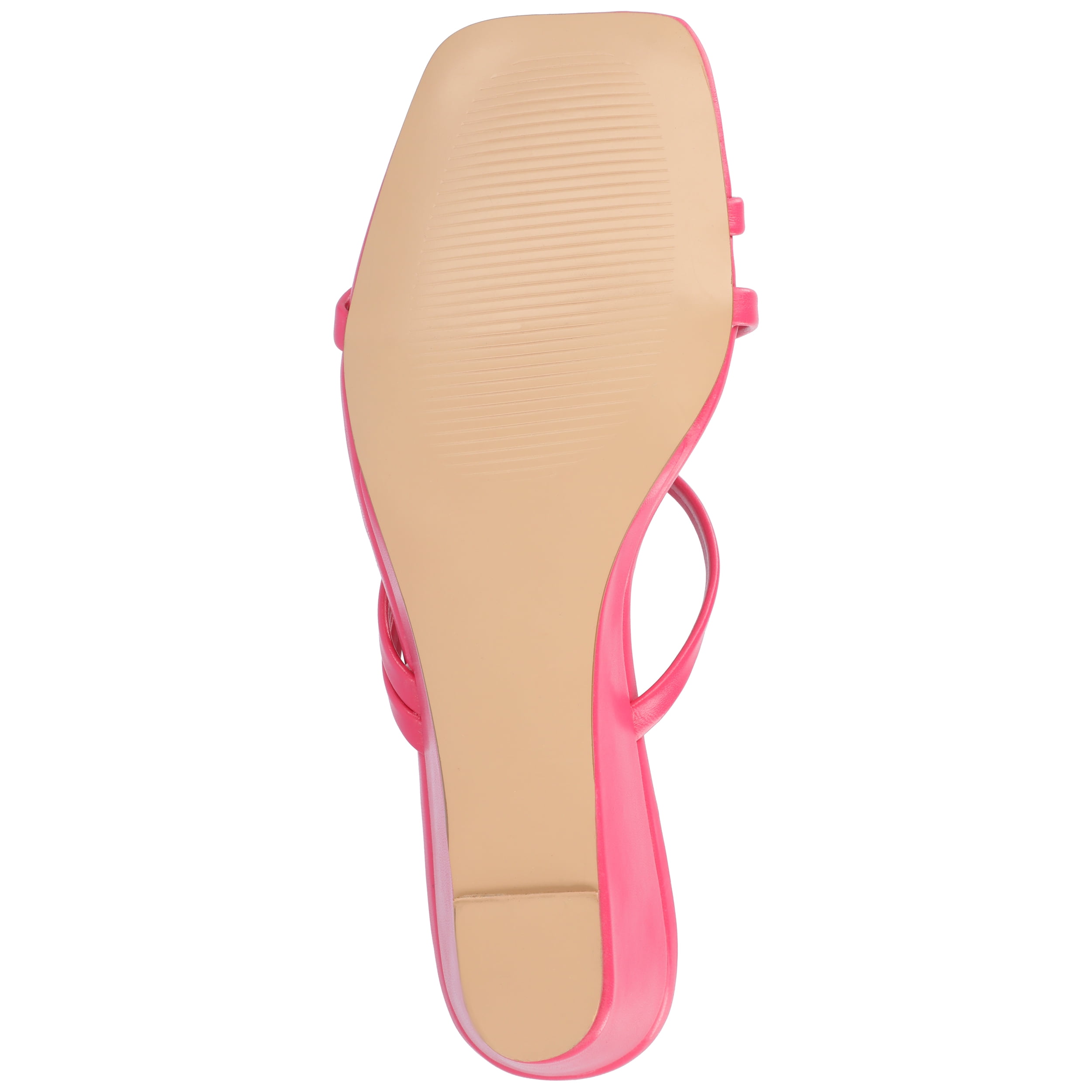 Journee Womens Takarah Crossover Strap Slip On Wedge Sandals