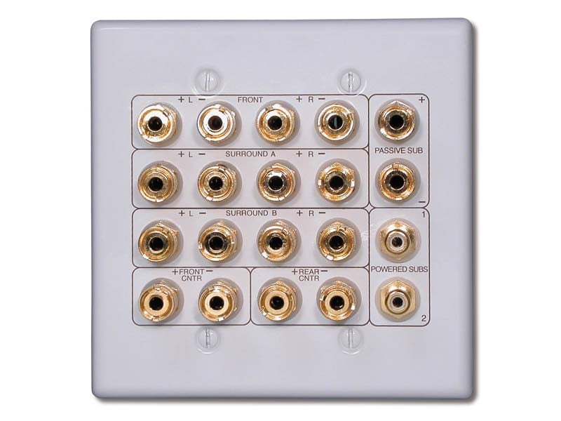 WHITE NEW Channel Plus WPW-DD Dual Data TAP Wall Plate 