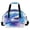 Angry Shark, variant on Quilted Lunch Bag Tote for Women with Adjustable Shoulder Strap for Work Picnic Travel Wolf Face and Moon