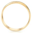 thumbnail image 3 of Pompeii 14k Yellow Gold Mens 6mm Hand Etched Wedding Anniversary Band (,), 3 of 3