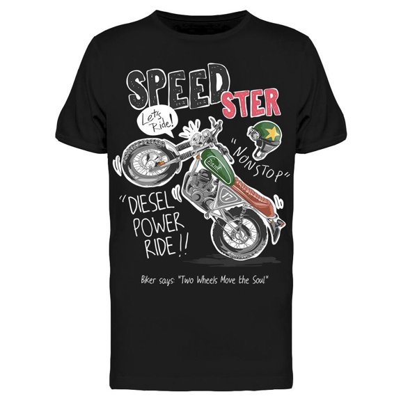 Speedster Slogan Tee Men's -Image by Shutterstock