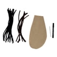 thumbnail image 3 of Kit de ropa para gatos con material de bricolaje, decoración, accesorios artesanales creativos, traje de cosplay para fiesta, cumpleaños, perro, 3 of 8