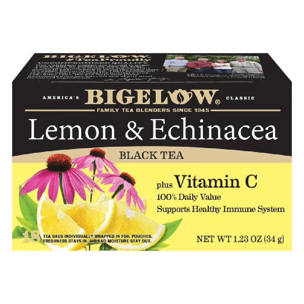 Bigelow Lemon and Echinacea Tea, 18ct (pack of 6)