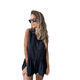 thumbnail image 1 of Blusas Tipo Babydoll Peplum Sin Mangas de Verano para Mujer, Informales, Holgadas y Estilo Túnica. Negro XXL, 1 of 8