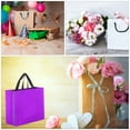 thumbnail image 7 of 60pcs Reusable Gift Bags, Purple Tote Glossy Grocery Shopping Bag for Birthday Party - 13"x10.6"x5.1", 7 of 7