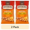 (2 pack) Snyder's of Hanover Cheddar Cheese Flavored Pretzel Pieces, 18 oz