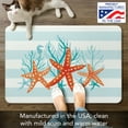 thumbnail image 2 of CounterArt "Starfish Stripes" Comfort Kitchen Floor Mat, 2 of 7