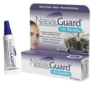 NasalGuard Airborne Particle Blocker Nasal Gel for Air Travelers - Drug-Free, Non-irritating, Non-drowsy, Airplane Travel Approved (Unscented) - (0.1 oz, Pack of 1)