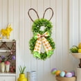 thumbnail image 6 of Easter Bunny Ear Garland Decoration - Cute Soft Rabbit Ear Wreath for Window Ornament, Home Wall, Front Door, Easter Celebration, Spring Ambiance and Festive Hanging Decor Accent, 17.8in, C, 6 of 7