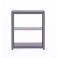 thumbnail image 1 of Global Furniture USA Medium Grey 3 Shelf Bookcase, 1 of 11