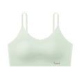 thumbnail image 3 of Bxsruta Tween Girls Wirefree Bra Soft Breathable Cotton Double Layer Everyday Teen Training Bras, 3 of 6