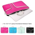 thumbnail image 4 of Funda para portátil de 14 pulgadas, impermeable, portátil, con asa, maletín de trabajo para HP, Lenovo y Ultrabooks, color rosa, 4 of 8