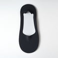 thumbnail image 2 of 5 Pairs Ice Silk No-Show Socks for Men, Ultra-Thin Breathable Liners with Cotton Sole & Non-Slip Grip for Summer Loafers & Sneakers Dark Gray, 2 of 4