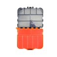 thumbnail image 1 of Maoww 2Pcs Baits Box Tackle Lure Boxes Portable Multifunctional Wide Application Lightness Bait Container Outdoor Storing Orange, 1 of 8