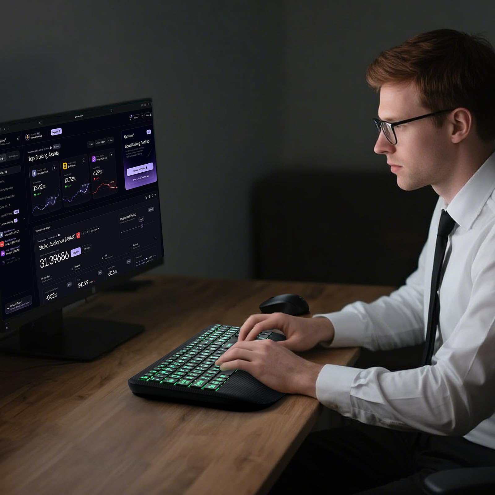 GEAK Large Print Wireless Keyboard photo 8
