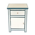 thumbnail image 2 of HomeRoots 294622 Emmy 1-Drawer  1-Door Mirrored Accent Cabinet, 2 of 2
