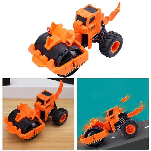 Vehículo de construcción perfecl inercial de plástico Triceratops modelo educativo