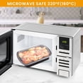 thumbnail image 5 of Kitch'nMore Contenedores de preparación de comidas de 38 oz, contenedores de almacenamiento de alimentos extra grandes y gruesos con tapas, plástico reutilizable, caja Bento desechable, apilable, apto, 5 of 5