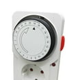 thumbnail image 2 of Programmable Mechanical Timer, Energy Saving For Home Appliances, Controls Regular On/Off, Multifunctional Design, Suitable For Frequent Power Cycling, UL Listed, Office Automation, 2 of 5