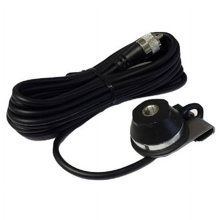Workman WEP314T Stainless CB Radio Antenna Trunk Lip Mount w/ 17' Cable